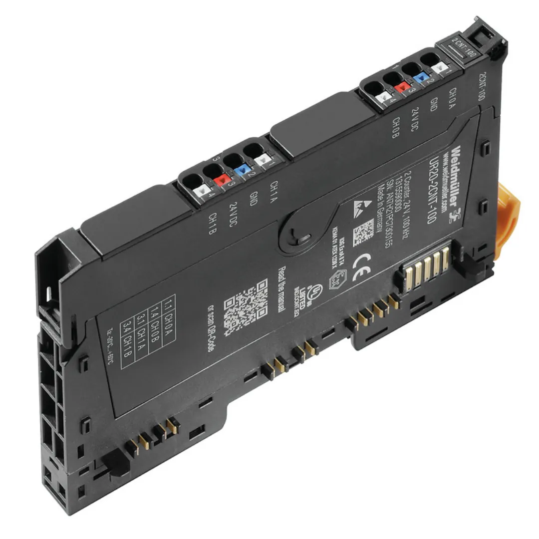 Weidmüller 1315590000  UR20-2CNT-100 Uzaktan I/O modülü — görsel 1