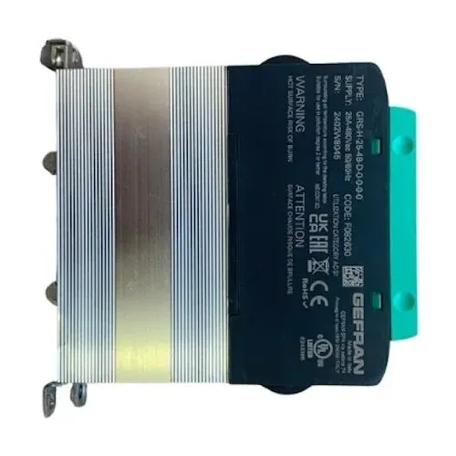 Gefran GRS-H-40-48-D-0-0-0-0 SSR 40A  480V Monofaz Dikey Gövde Röle — görsel 2