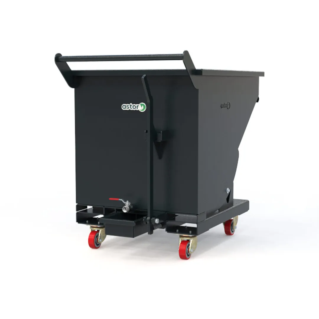 Astor 150 Litre Devirmeli Tip Talaş Arabası — görsel 1