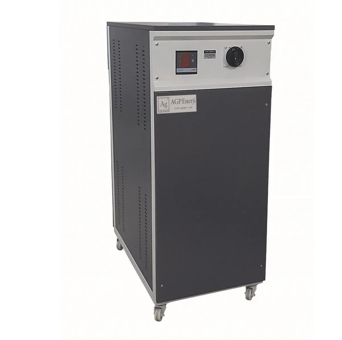AGP Servo Trifaze Alüminyum Sargılı 100 kVA 310-450V Korumalı Voltaj Regülatörü — görsel 1