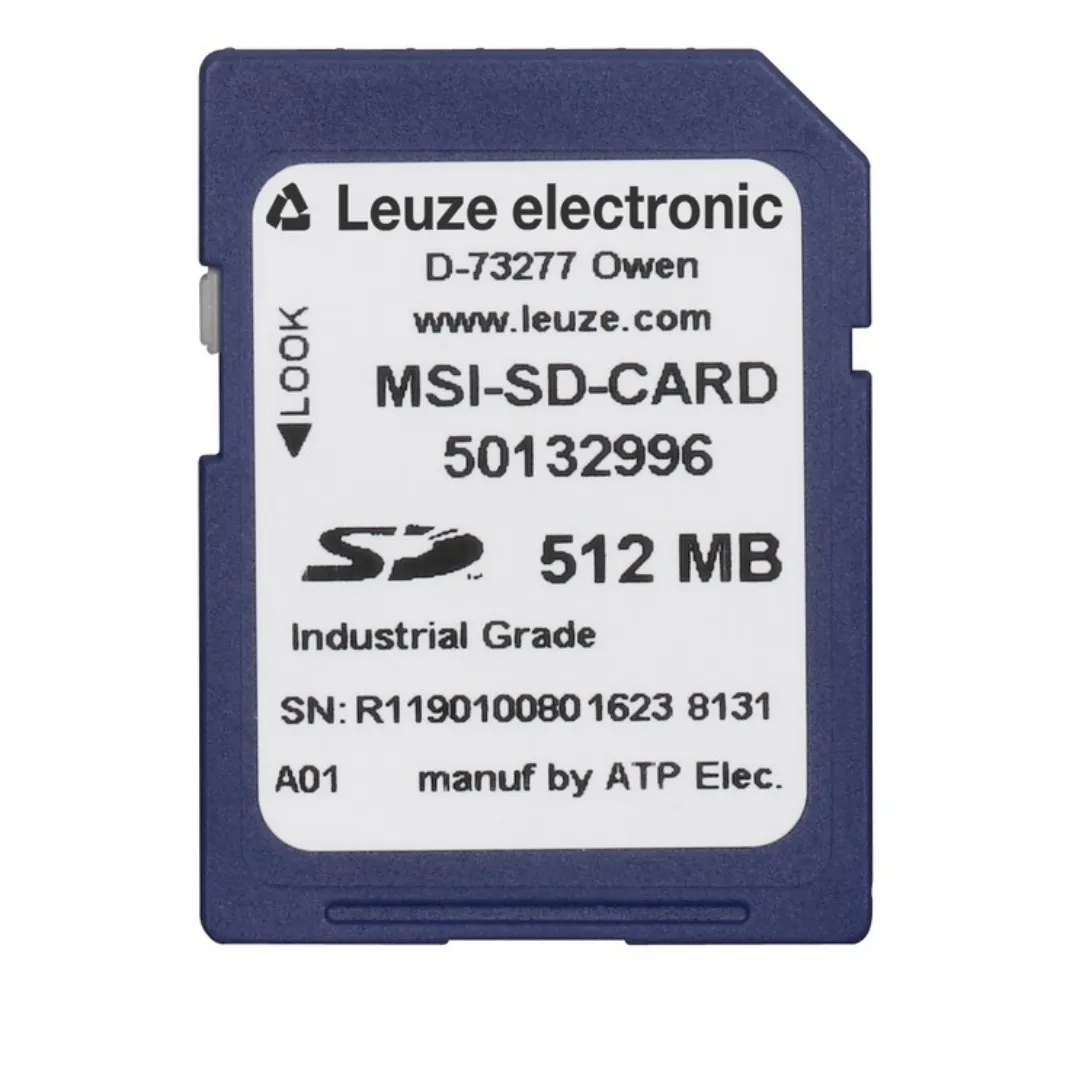 Leuze 50132996  MSI-SD-Card 512 MB Hafıza Kartı — görsel 1