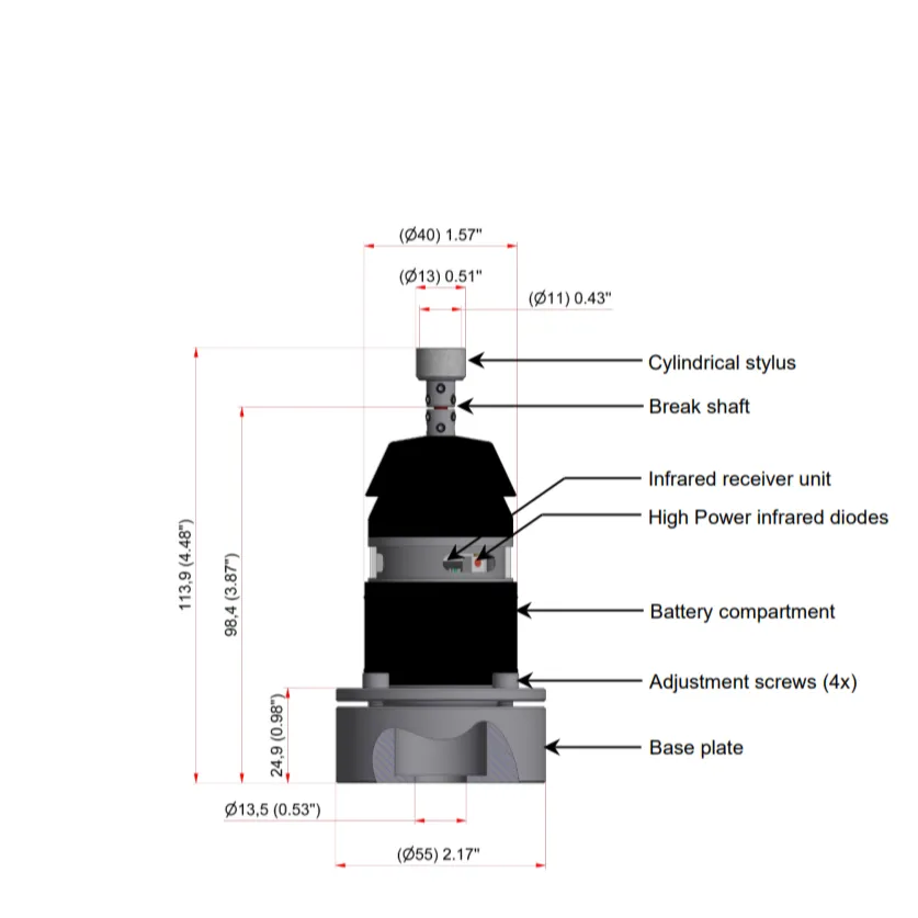 Hexagon IRT-65.00 Takım Ölçme Probu — görsel 3