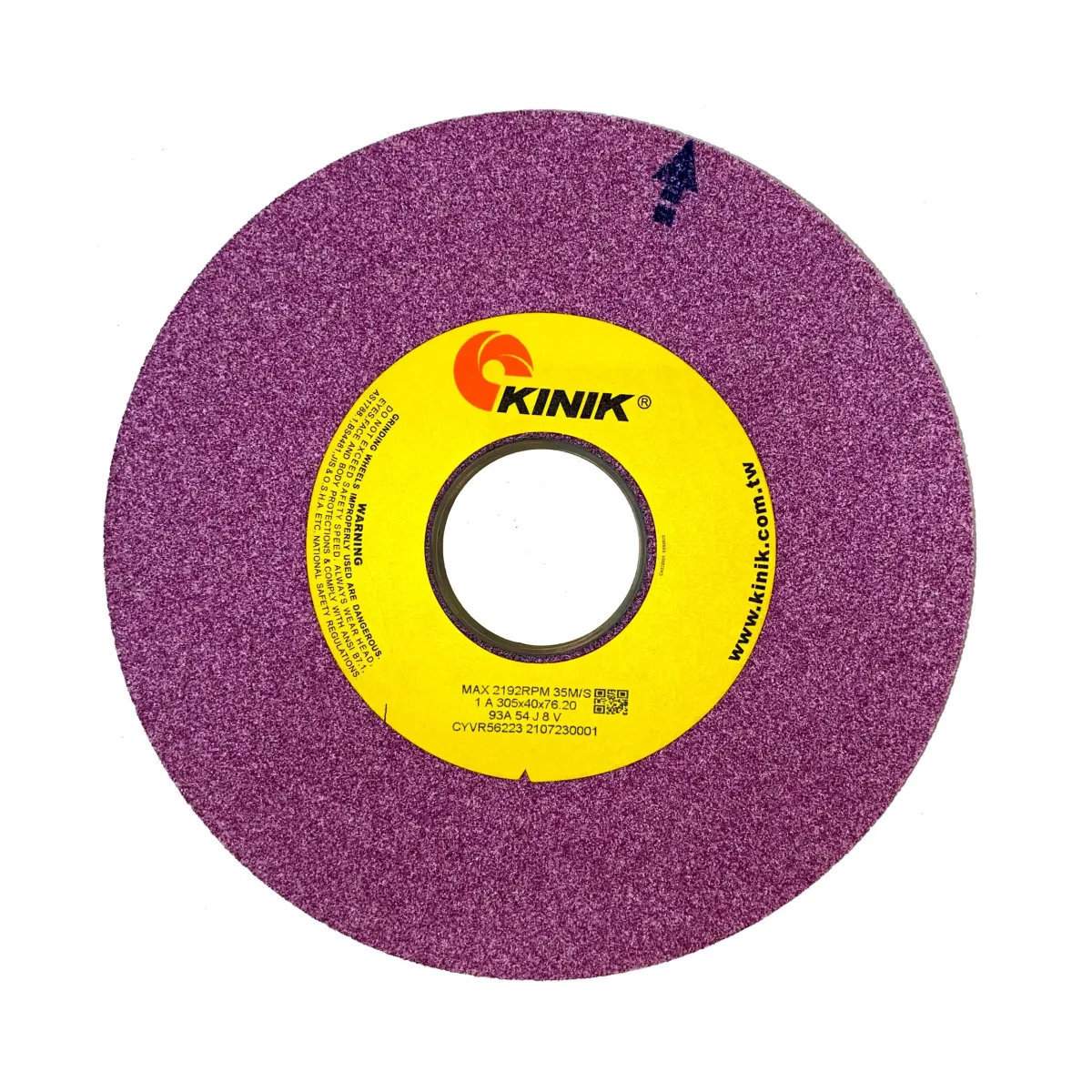 Kınık 1A 305x40x76,2  93A 54J 8V Satıh Taşlama Taşı — görsel 1