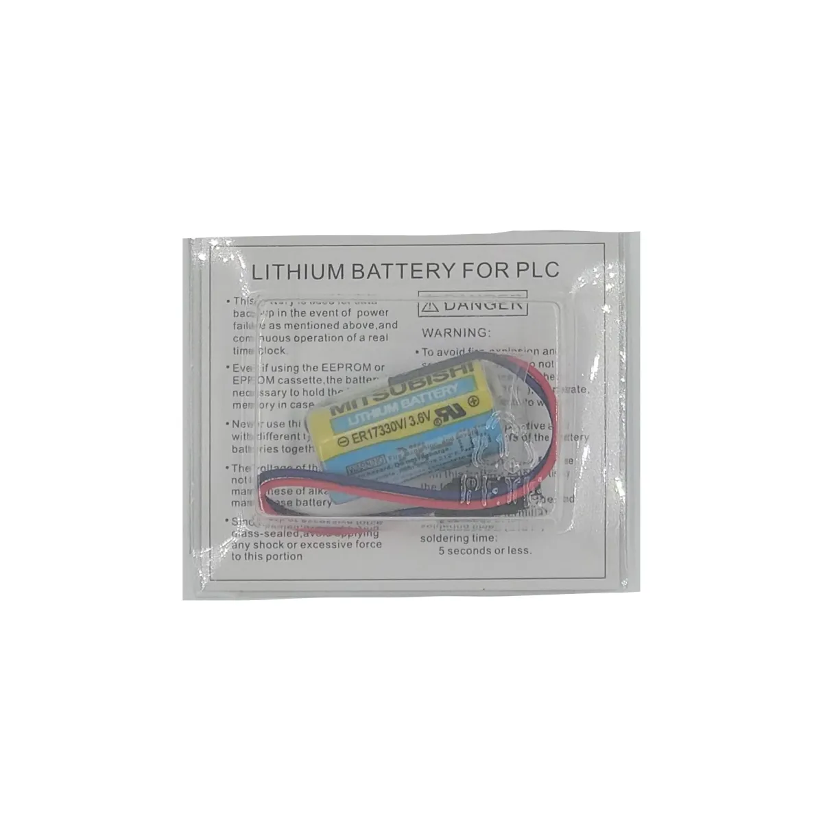 Mitsubishi ER17330V 3,6V Lithium Pil — görsel 2
