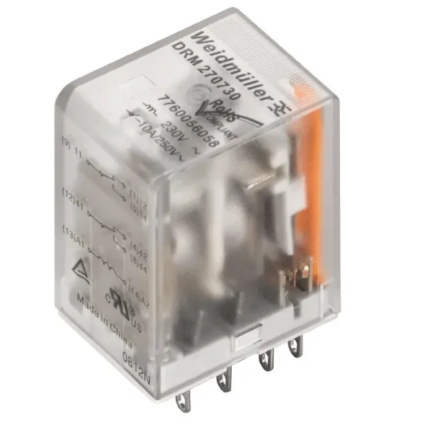 Weidmüller 7760056091 4 Kontak 230 Vdc 5A Röle