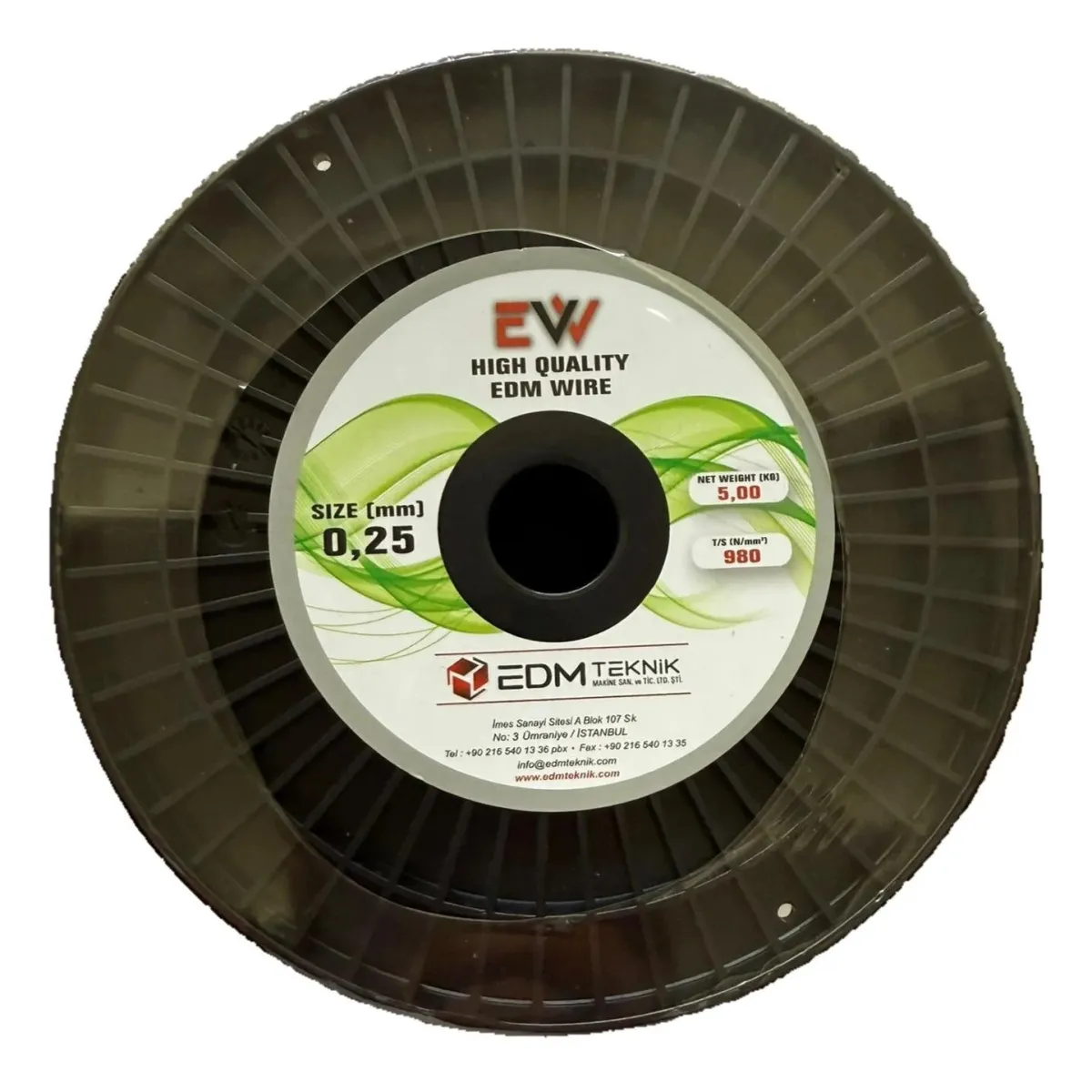 EW 0,25mm Pirinç Tel Erezyon Teli 20Kg — görsel 1