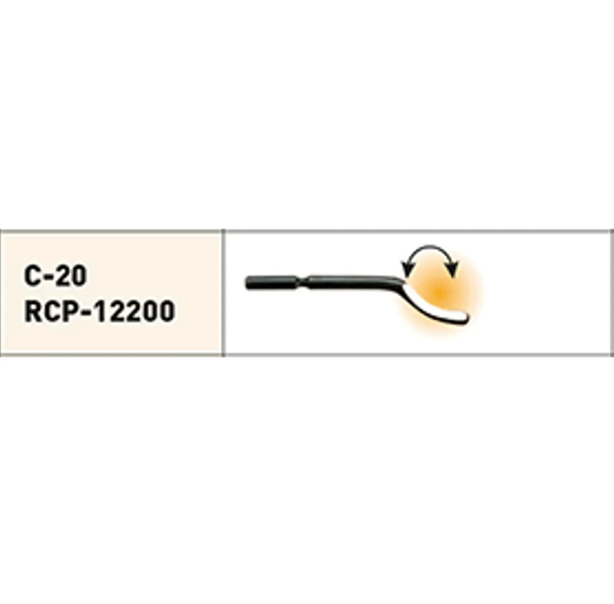 CP GRAT-EX RCP-12200 C-20 TİP Raspa Bıçağı (10 Adet) — görsel 2