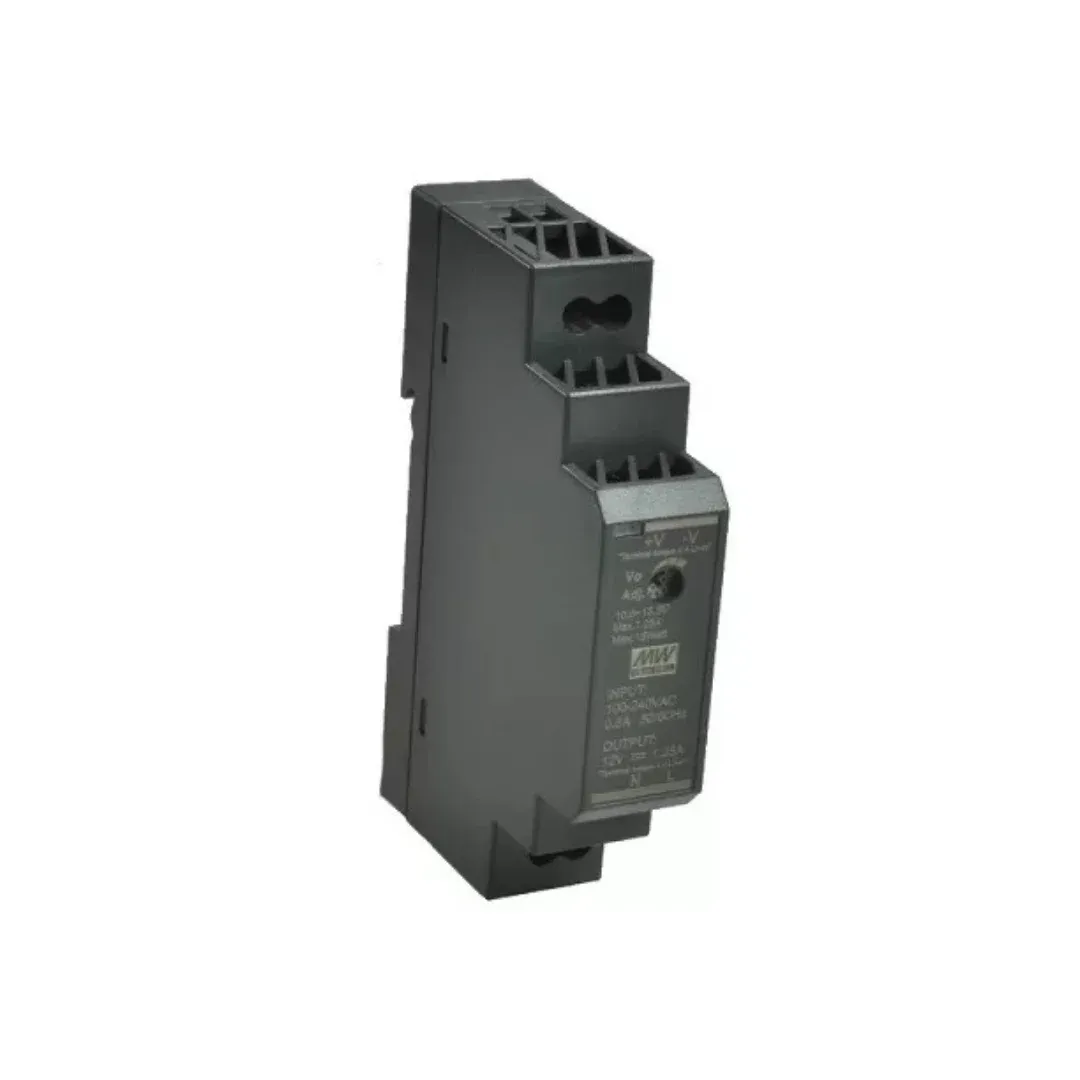 Meanwell Hdr-15-24 24Vdc 0,63Amp Ray Montaj Güç Kaynağı — görsel 1