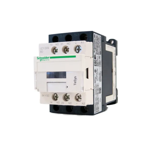 Schneider TeSys Deca Kontaktör 3P 9A AC3 24VDC LC1D09BD