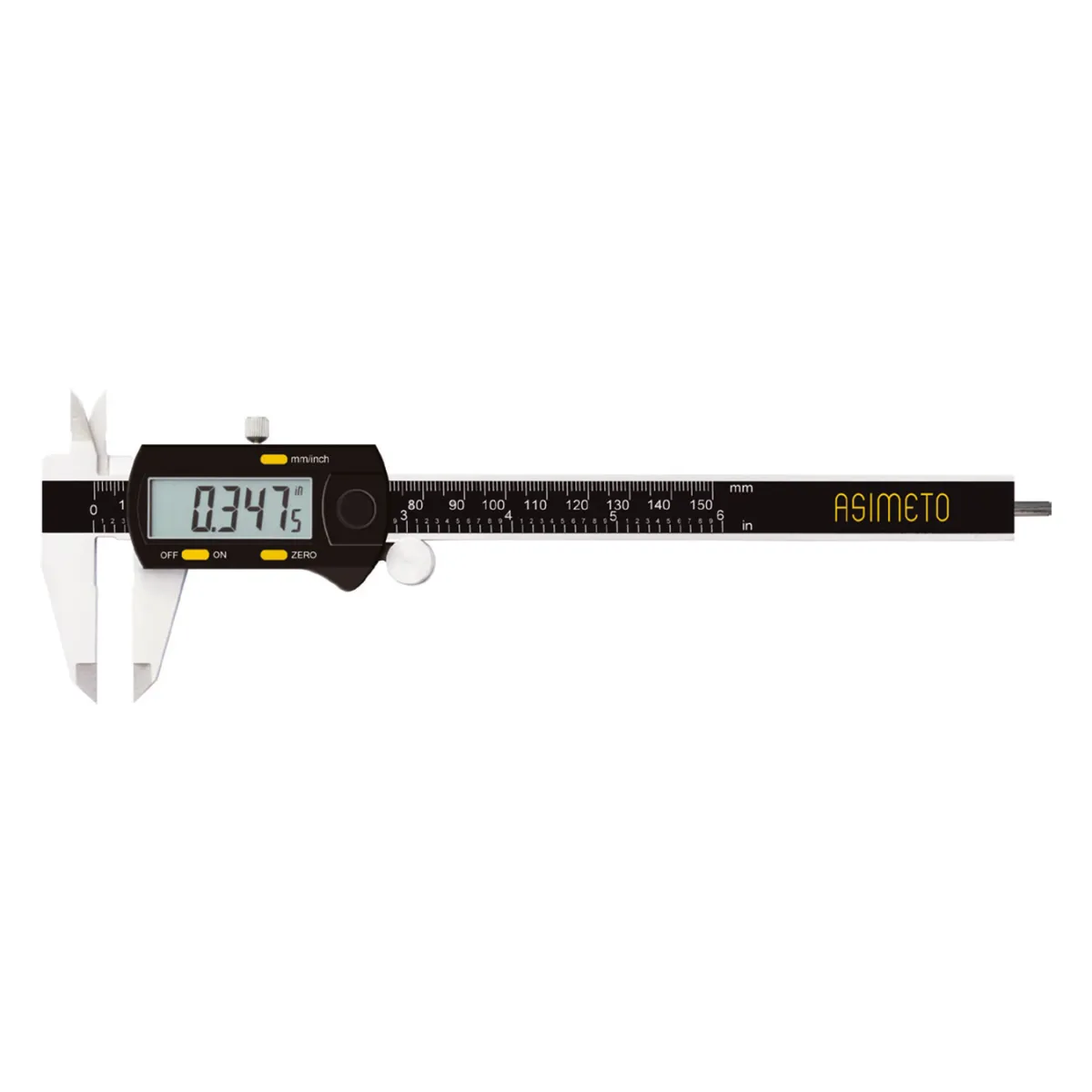 Asimeto AS-307262 0-150Mmx0.01 Yuvarlak Çubuklu Dijital Kumpas — görsel 1
