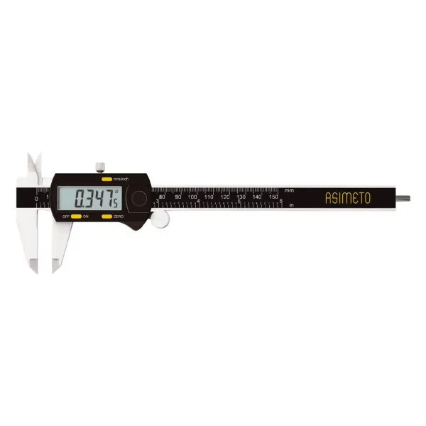 Asimeto AS-307262 0-150Mmx0.01 Yuvarlak Çubuklu Dijital Kumpas