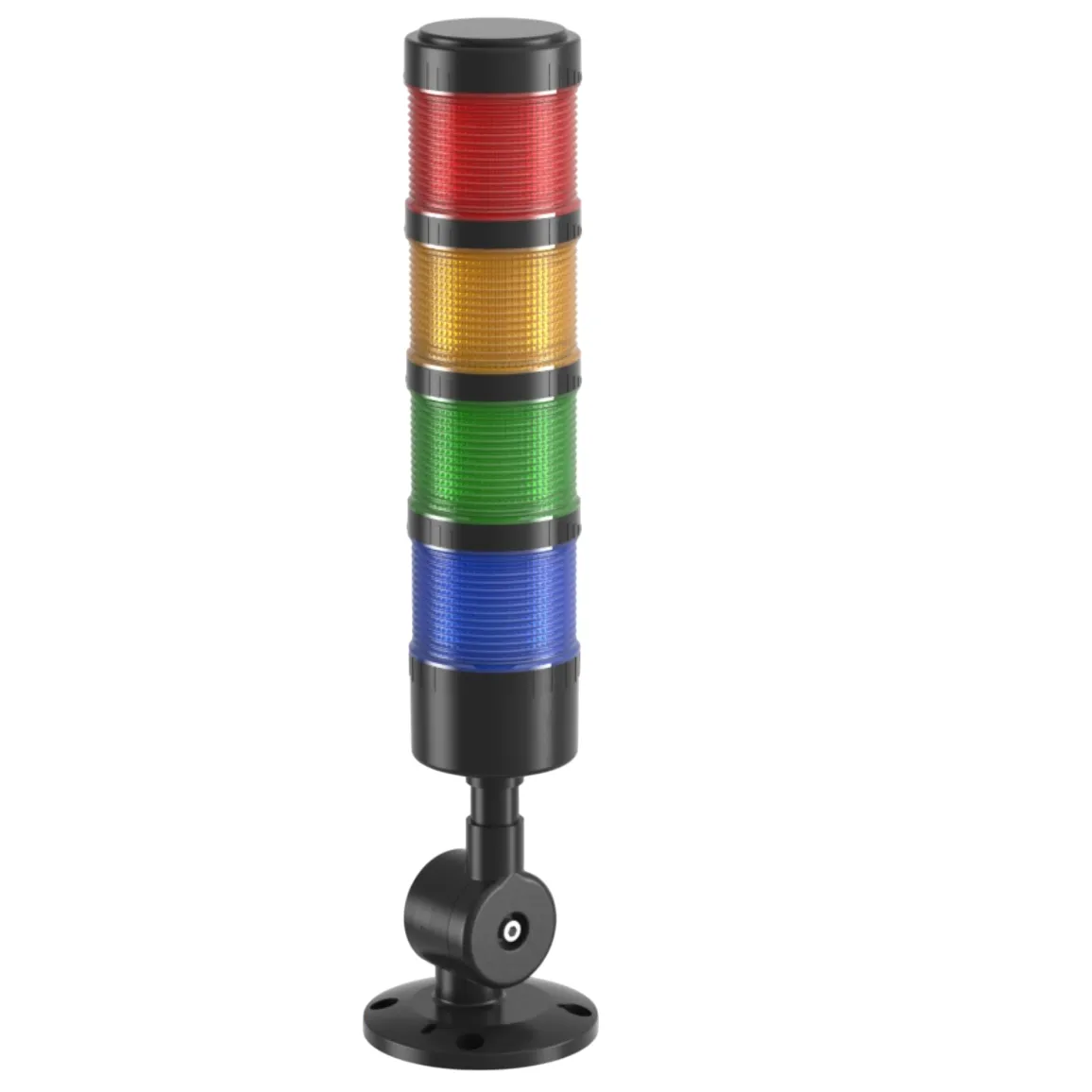 Siron D014-4B 24V DC Buzzer 4 Renk İkaz Lambası — görsel 1