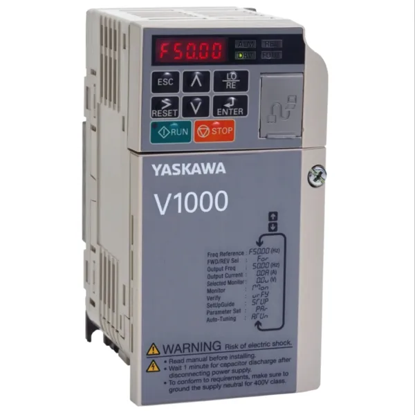 Yaskawa CIMR-VC4A0004BAA V1000 Serisi 1,1kW(HD)/1,5kW(ND) 3 Faz İnverter