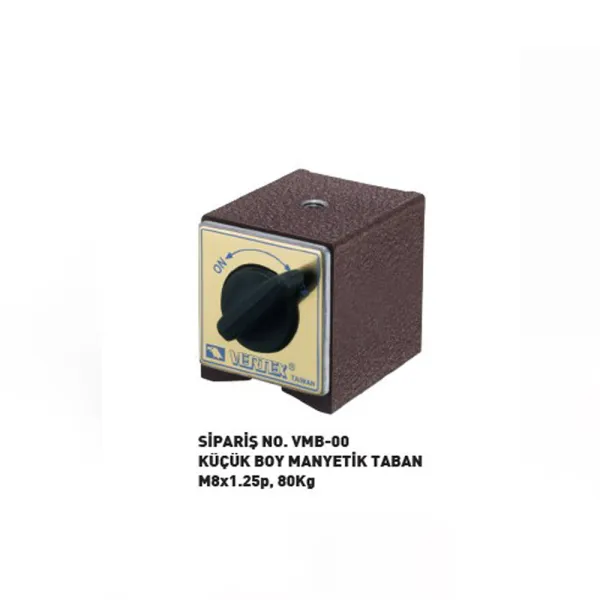 Vertex VMB-00 Manyetik Taban 62X50 (80Kg)