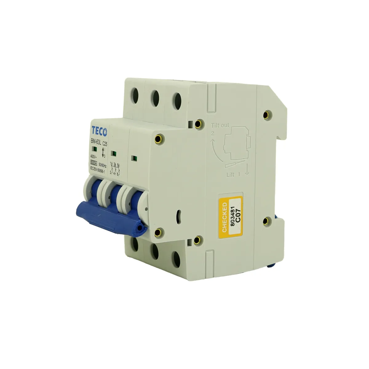 Teco BM-63LC/3006 Otomatik Sigorta — 4 Adet — görsel 2