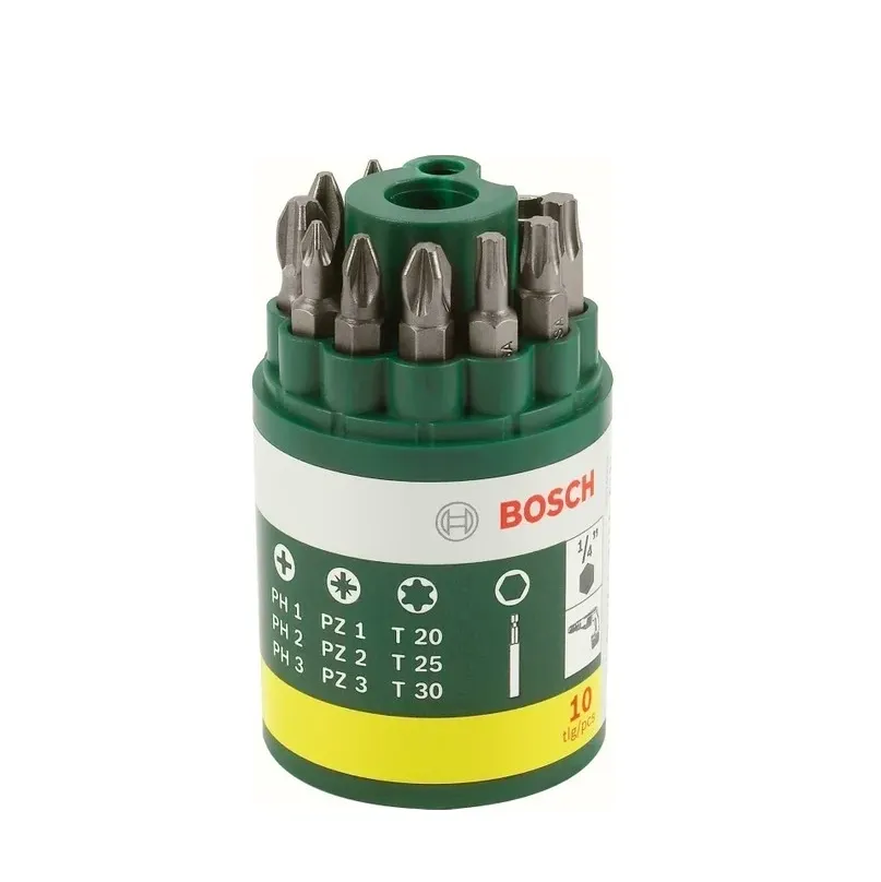 Bosch DIY 10 Parçalı Vidalama Ucu Seti — görsel 1