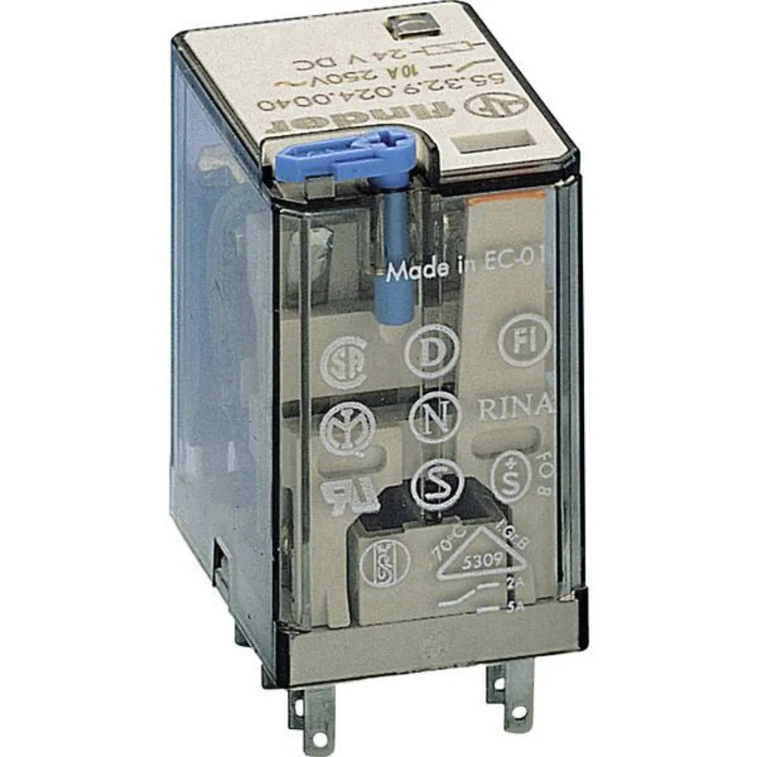 Finder F.55.32.9.024.0094  2 Kontak 10A 24 Vdc Ledli Röle — görsel 1
