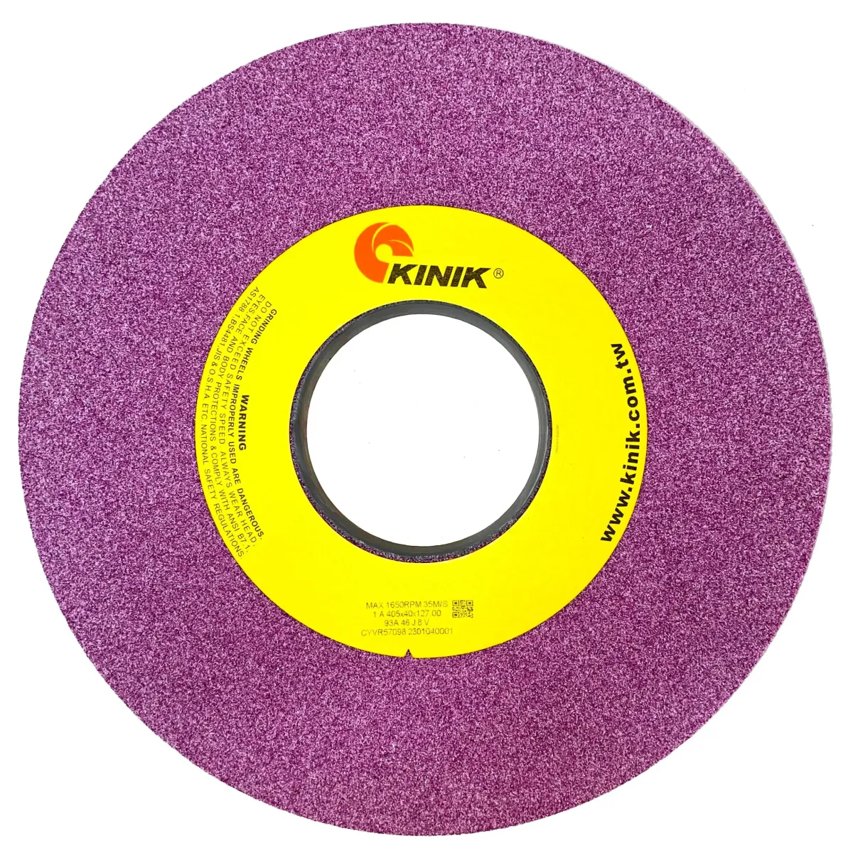 Kınık 1A 405x40x127  93A 46 J 8 V Satıh Taşlama Taşı — görsel 1