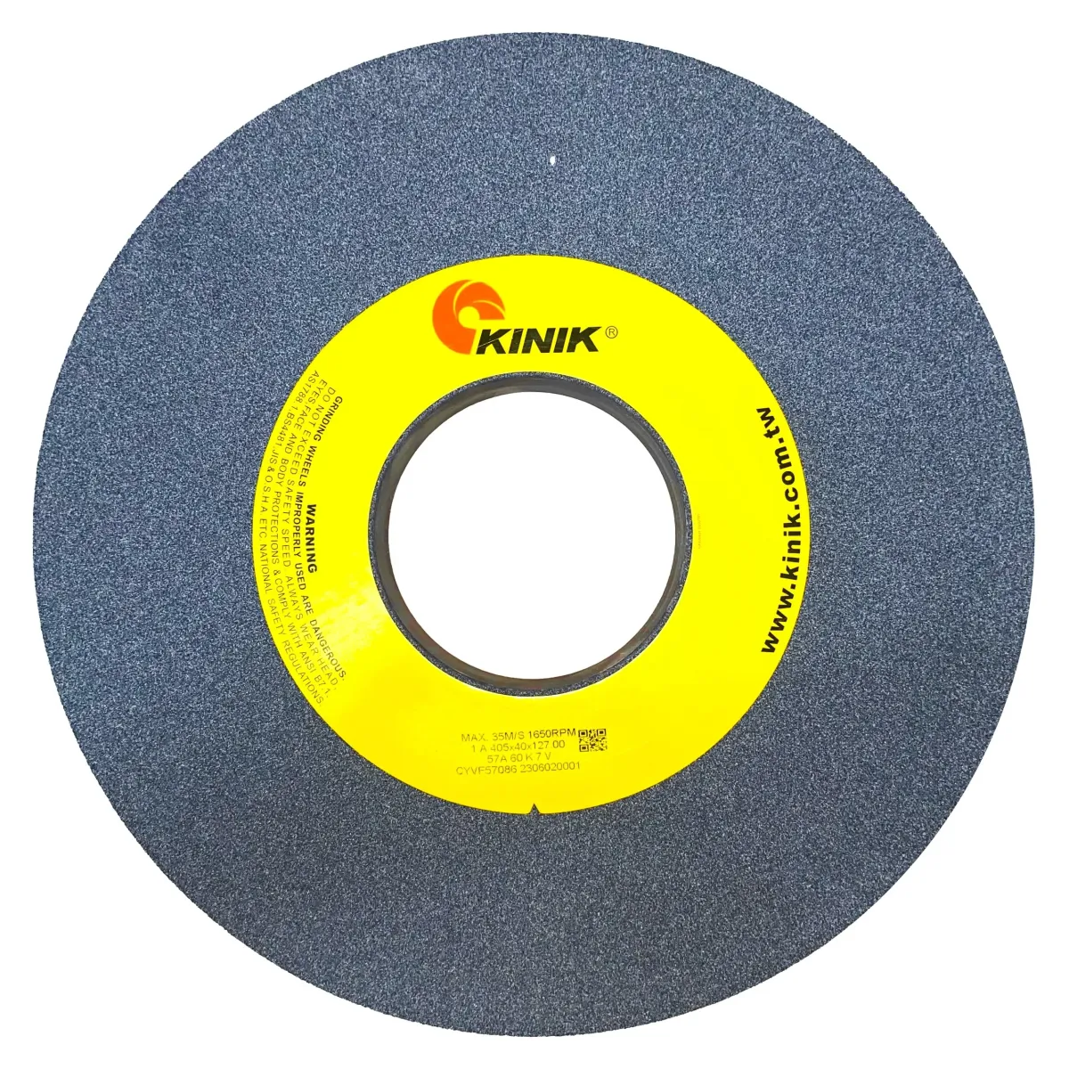 Kınık 1A 405x40x127  57A 60 K 7 V Silindirik Taşlama Taşı — görsel 1