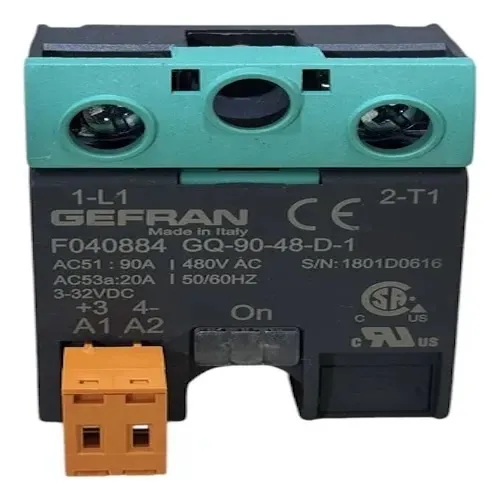 Gefran GQ-90-48-D-1-4 SSR 90A  480V Monofaz Kare Gövde Röle — görsel 1