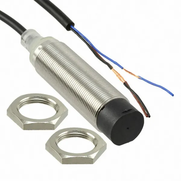 Omron E2B-M18LN16-WP-C1 2M Pirinç-Nikel Uzun Gövde M18 Çıkık Kafa Endüktif Sensör