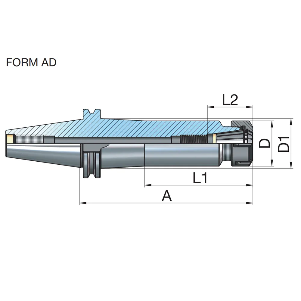 CVS 006.02.20.70 SK40 ER32 2/20-70 Pens Başlığı — görsel 2