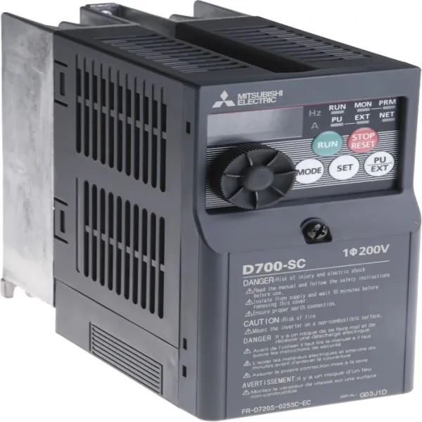 Mitsubishi FR-D720S-025-SC 0,40KW Monofaz İnvertör