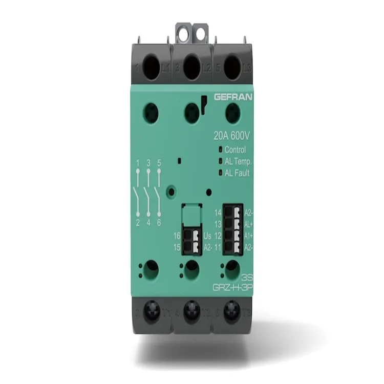 Gefran GRZ-H-3P-3S-25-48-D-3-0-0 SSR 25A  480V Trifaz Röle — görsel 2