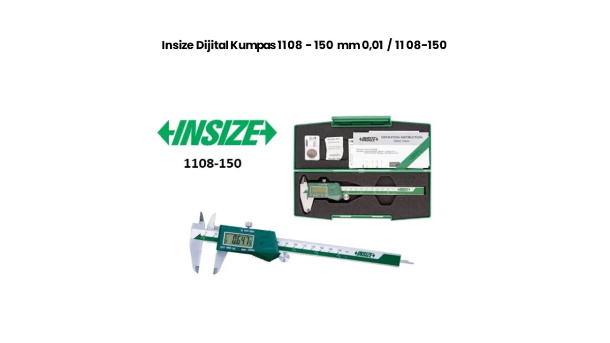 Insize Dijital Kumpas 150 mm (1108-150) — görsel 3