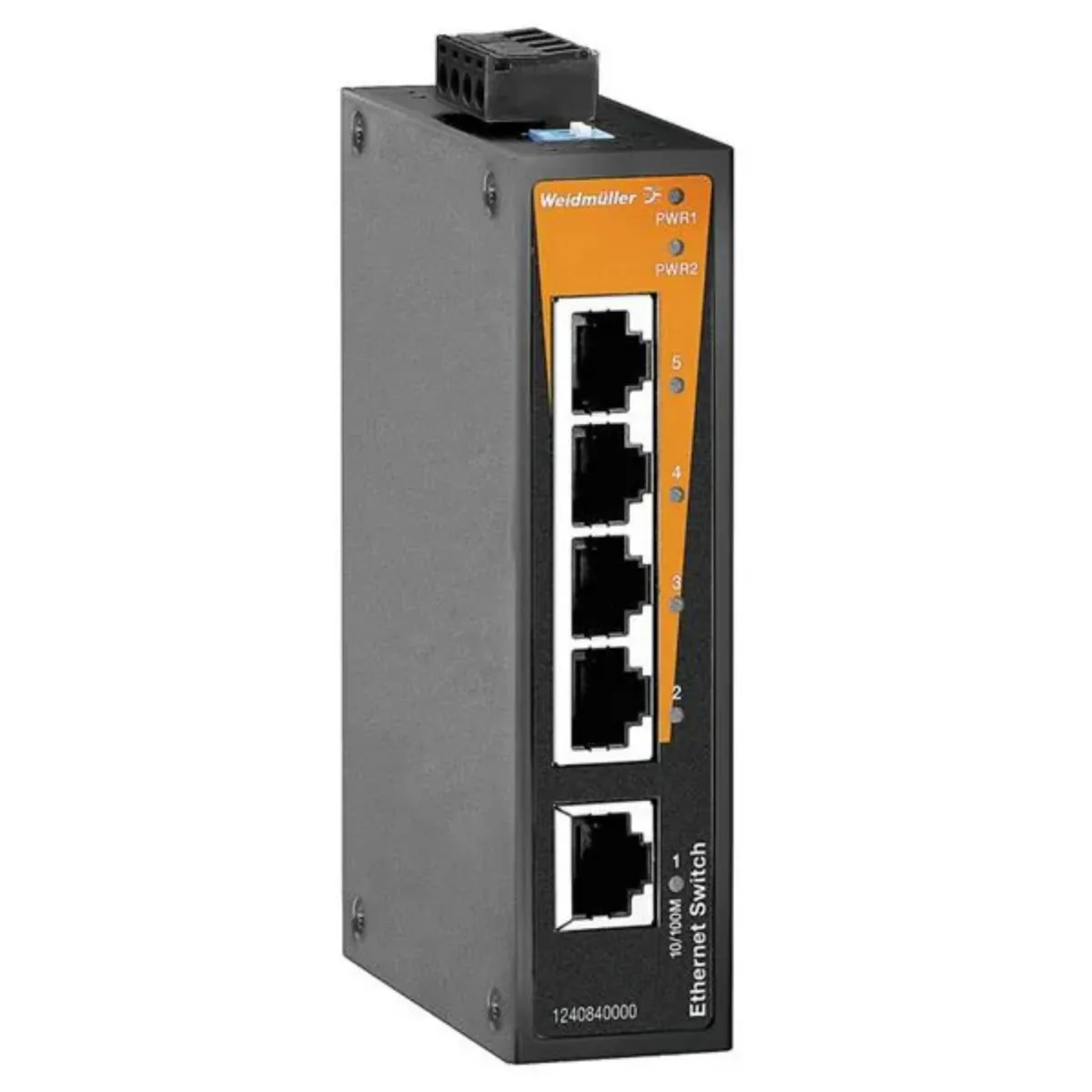 Weidmüller 1240840000 124084 0000 IE-SW-BL05-5TX Ethernet Switch — görsel 1