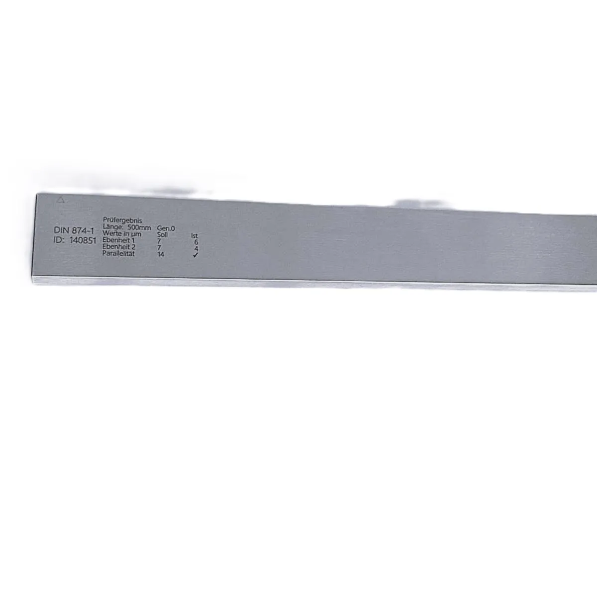 Ematek 93000500 DIN 874/0 500x50x10mm ST37 Hassas Mastar — görsel 1