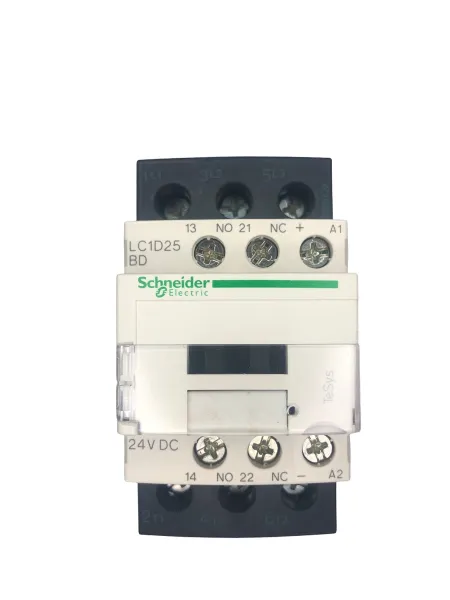 Schneider TeSys Deca Kontaktör 3P 25A AC3 24VDC LC1D25BD