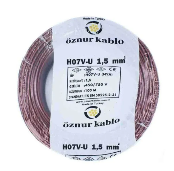 Öznur 1,5 NYA Kablo 100mt. — SarıYeşil — görsel 9