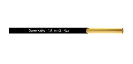 Öznur 1,5 NYA Kablo 100mt. — SarıYeşil — görsel 7