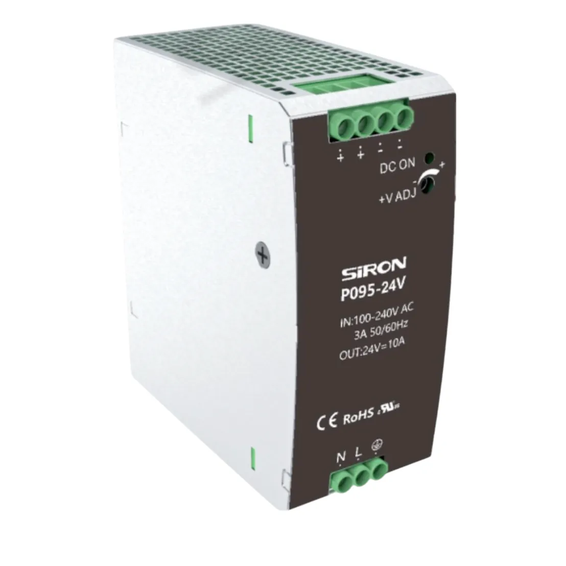 Siron P095-24V Ray Montaj PFC 240W 10A Güç Kaynağı — 5 Adet — görsel 1