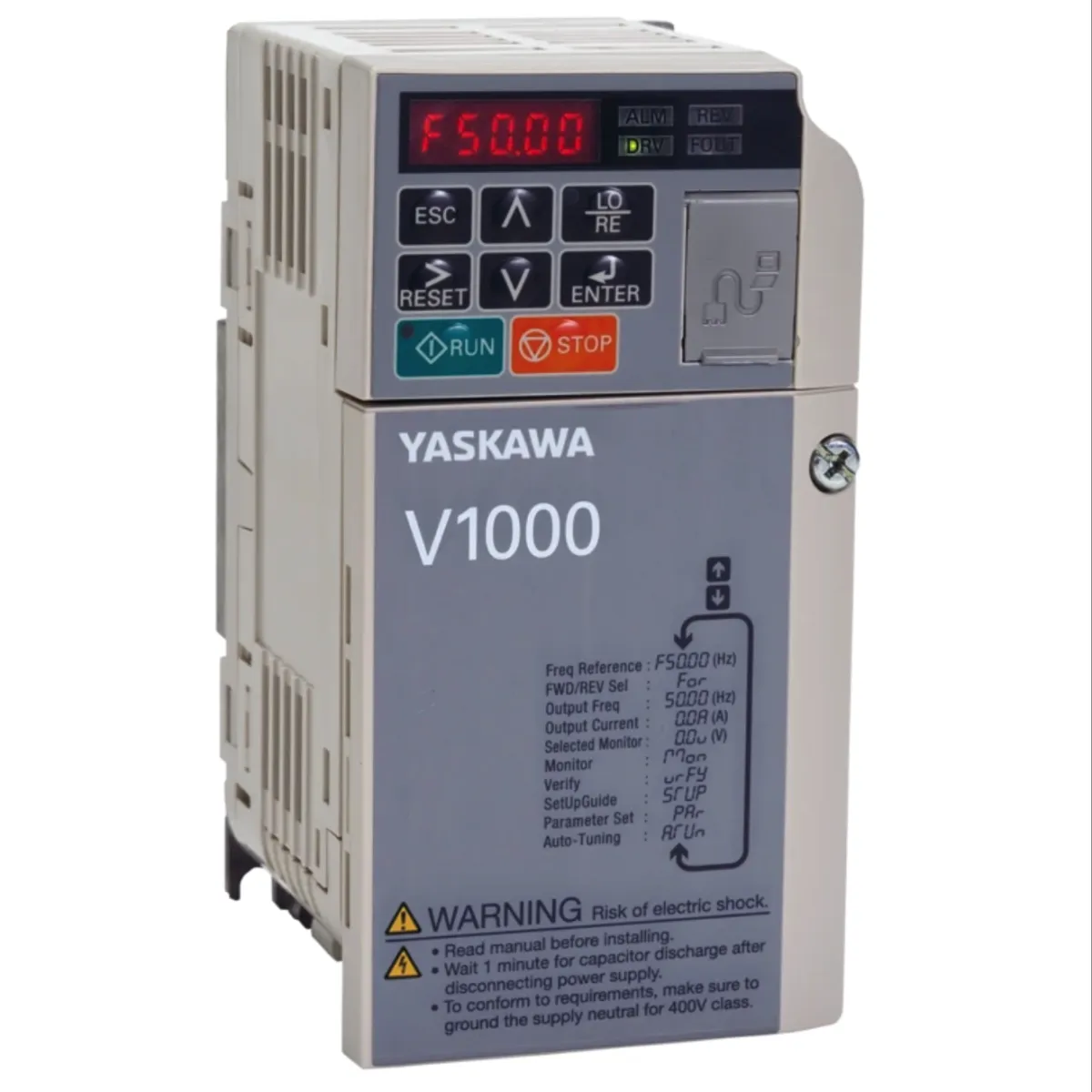 Yaskawa CIMR-VC4A0002BAA V1000 Serisi 0,55kW(HD)/0,75kW(ND) 3 Faz İnverter — görsel 1