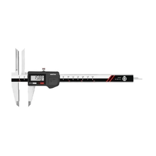 Werka 2237-200 0-200mm/8"/0.01mm/0.0005 Uzun Üst Çeneli Dijital Kumpas — görsel 1