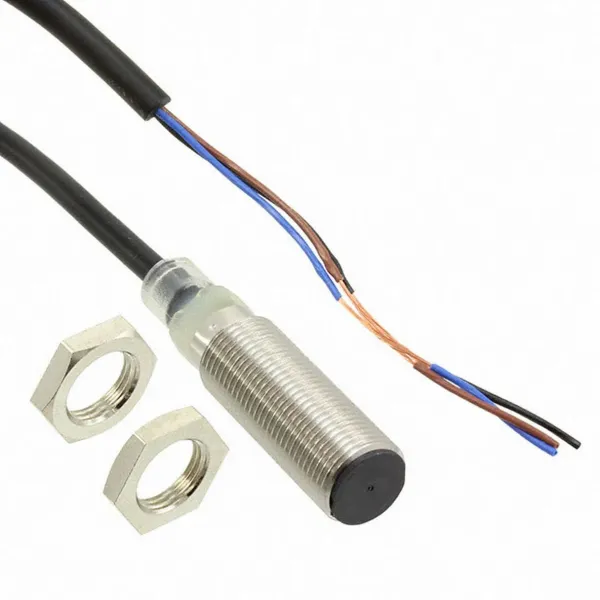 Omron E2B-M12KS04-WP-C2 2M Pirinç-Nikel Kısa Gövde M12 Düz Kafa Endüktif Sensör