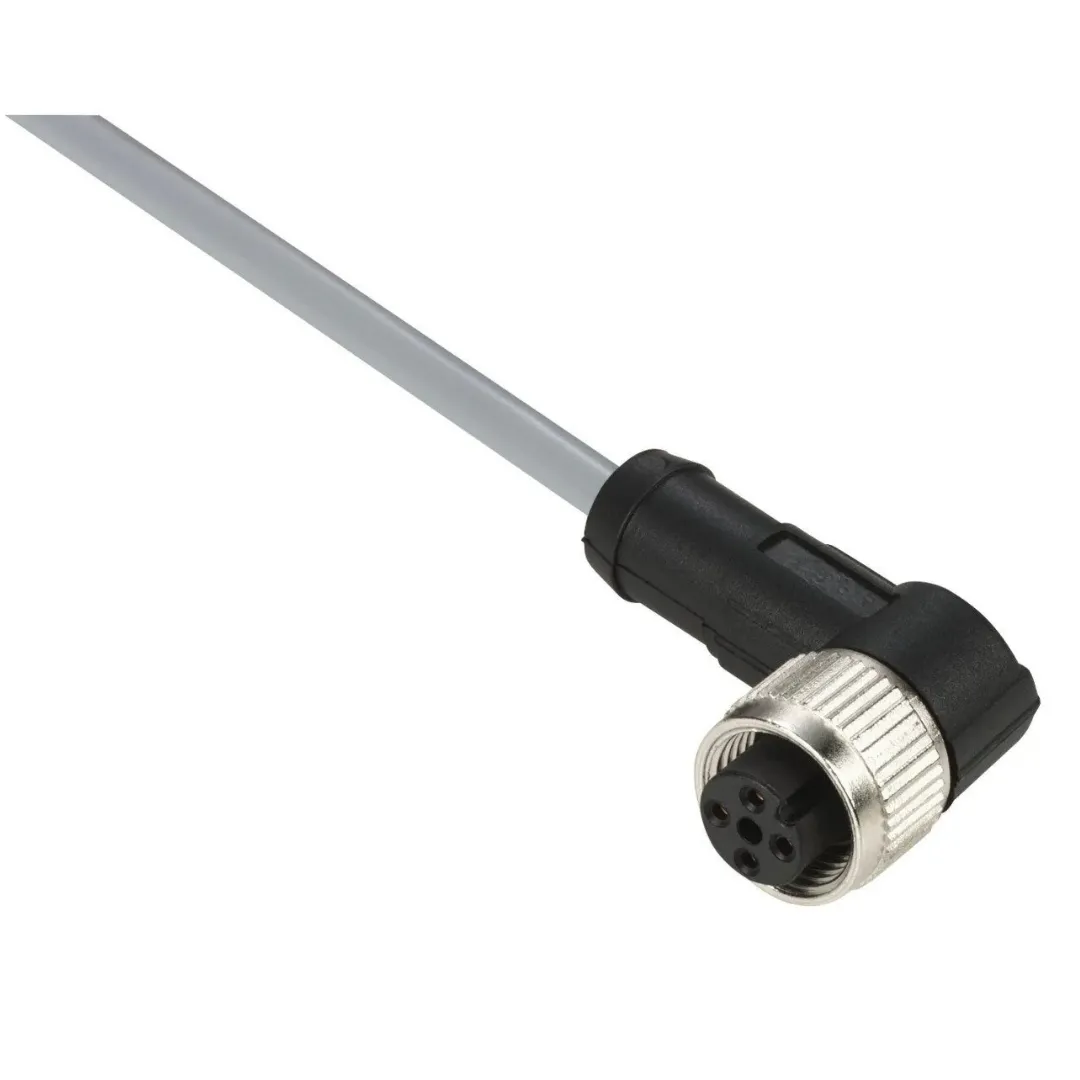 Telemecanique XZCPV1241L5 M12 4 Pin 90° 5 mt. Sensör Kablosu — görsel 1