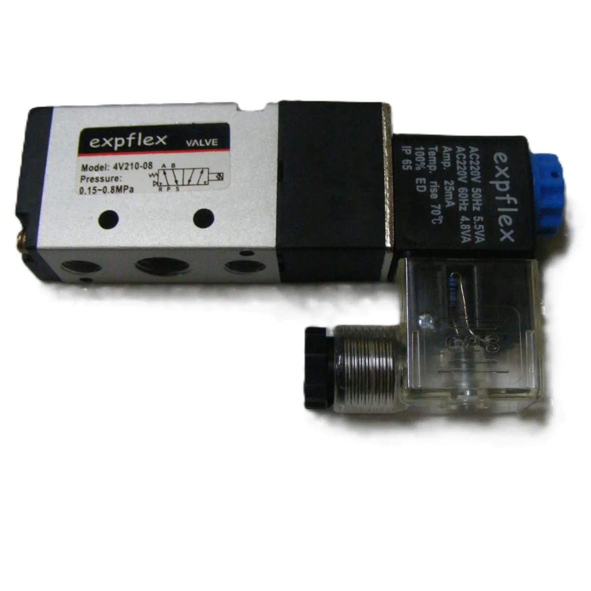 Explex 1/4 - 5/2 Tekbobin 24 VDC Valf — görsel 1