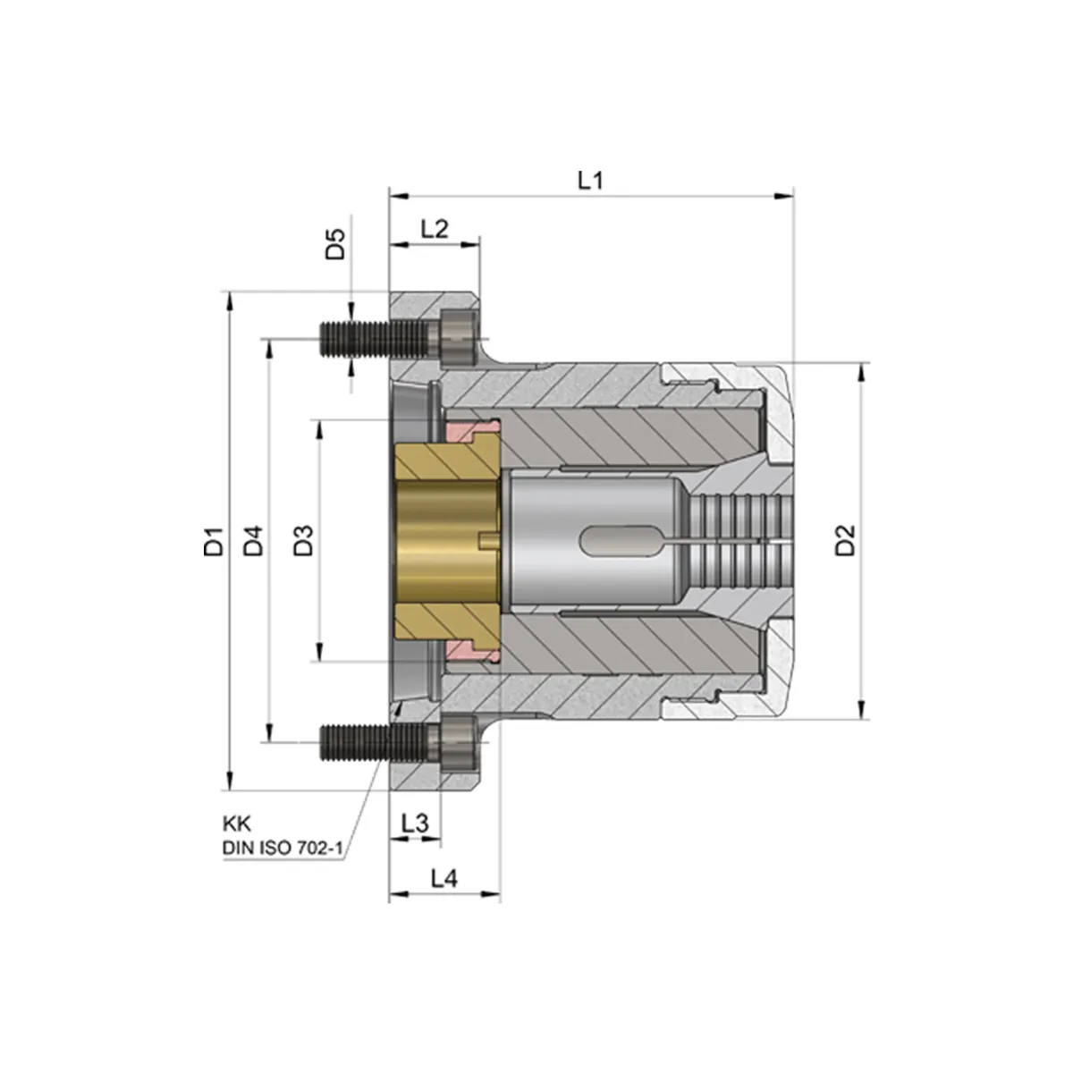 CVS HPA-40/6 Hidrolik Pens Ayna 8 inch 6 Flanş — görsel 3