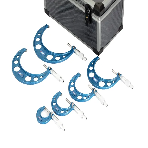 Dasqua 4111-8213 6 Parça Mekanik Mikrometre Seti 0,01x150-300mm
