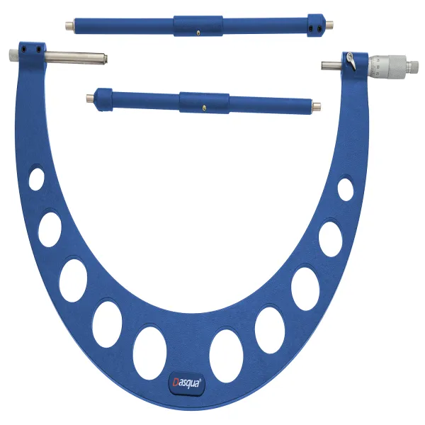 Dasqua 4800-0020 Ayarlanabilir Uçlu Mekanik Dış Çap Mikrometre 600-700x0,01mm