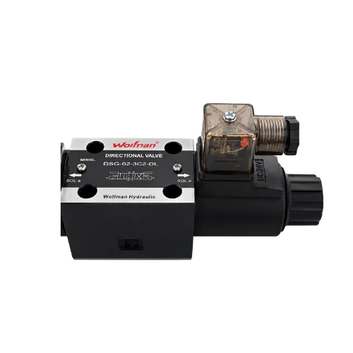 Wolfman DSG-0B3-2B3B-RAC220V Hidrolik Yön Kontrol Valfi