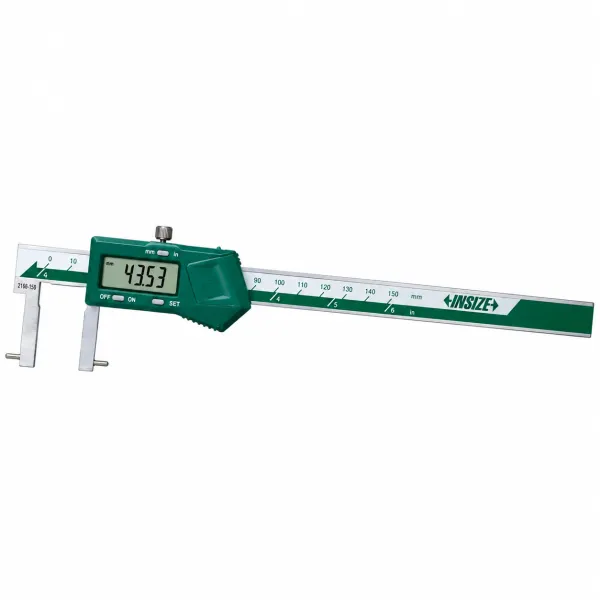 Insize 1121-150B Yuvarlak Uçlu Dijital İç Kanal Kumpası