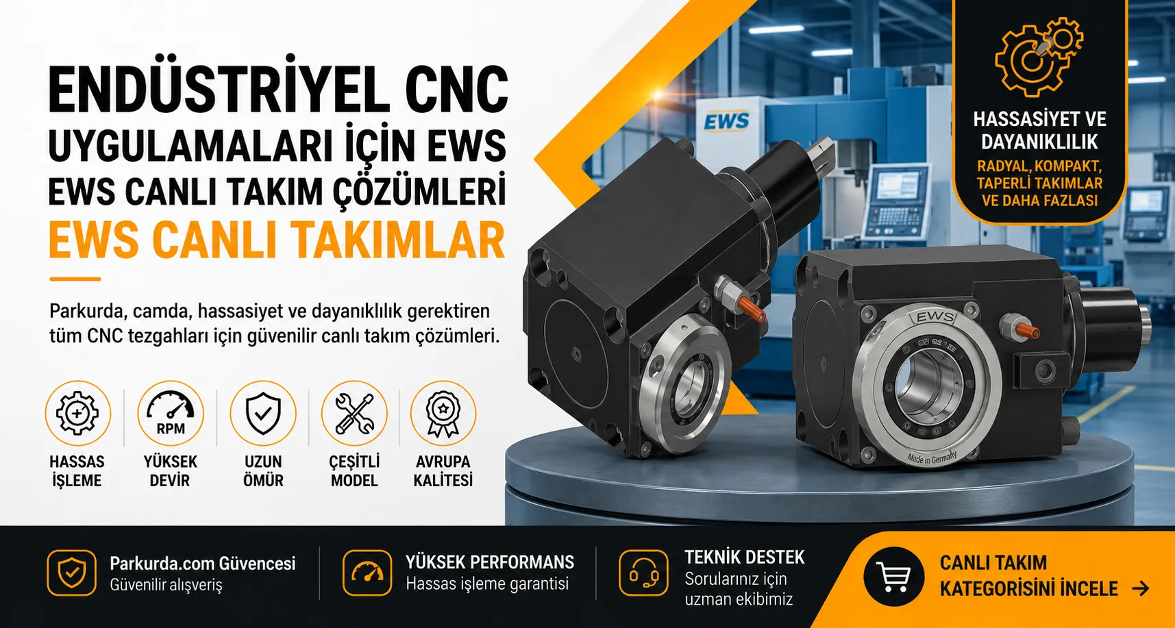 Yüksek Hassasiyetli Canlı Takımlar