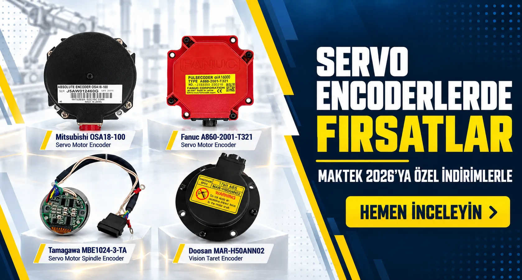 Servo Encoderde Fırsatlar