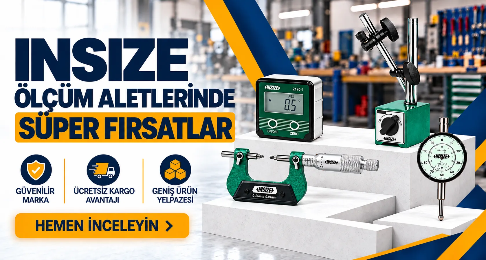 Insize Ürünler Parkurda'da
